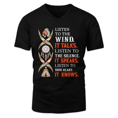 Listen to the wind, it talks. Listen to the silence, it speaks. Listen to your heart, it knows.