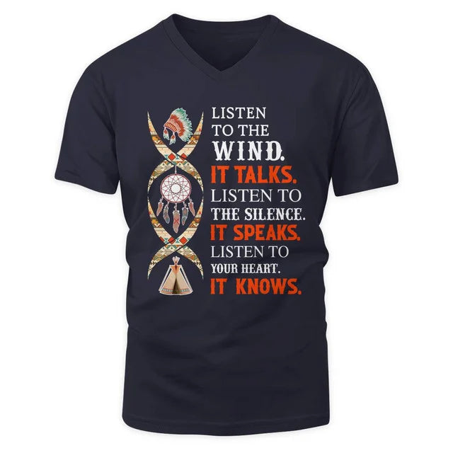 Listen to the wind, it talks. Listen to the silence, it speaks. Listen to your heart, it knows.