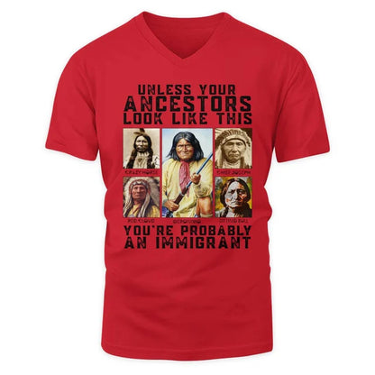 Unless your ancestors look like this you're probably an immigrant