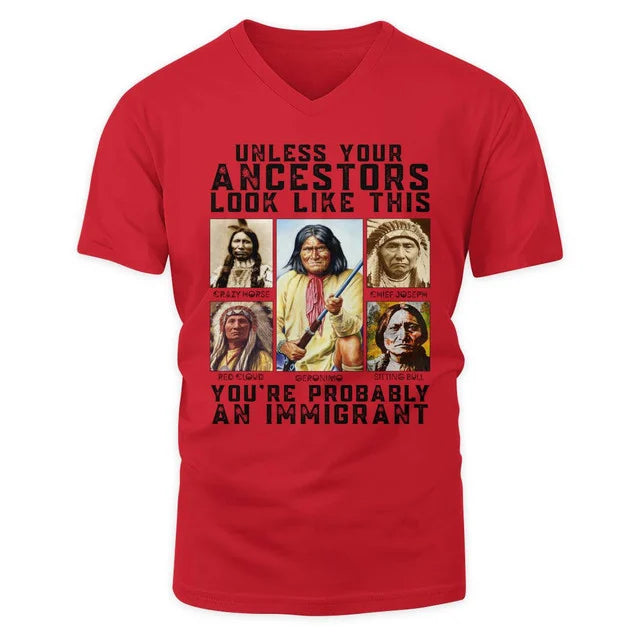 Unless your ancestors look like this you're probably an immigrant