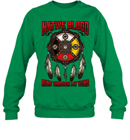 NATIVE BLOOD RUNS THROUGH MY VEINS