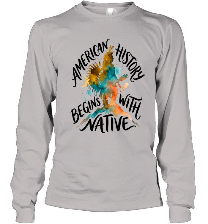 AMERICAN HISTORY BEGINS WITH NATIVE