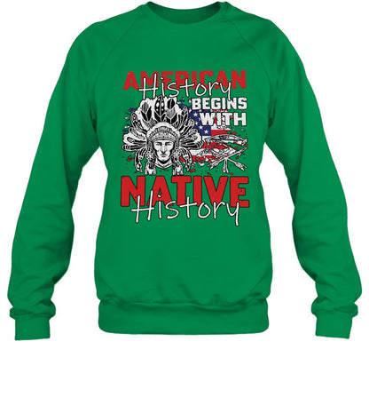 AMERICAN HISTORY BEGINS WITH NATIVE HISTORY