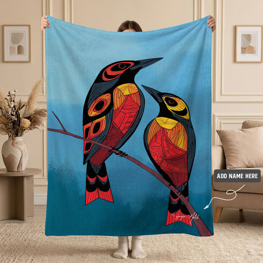Sacred Bird Spirit Personalized Premium Blanket