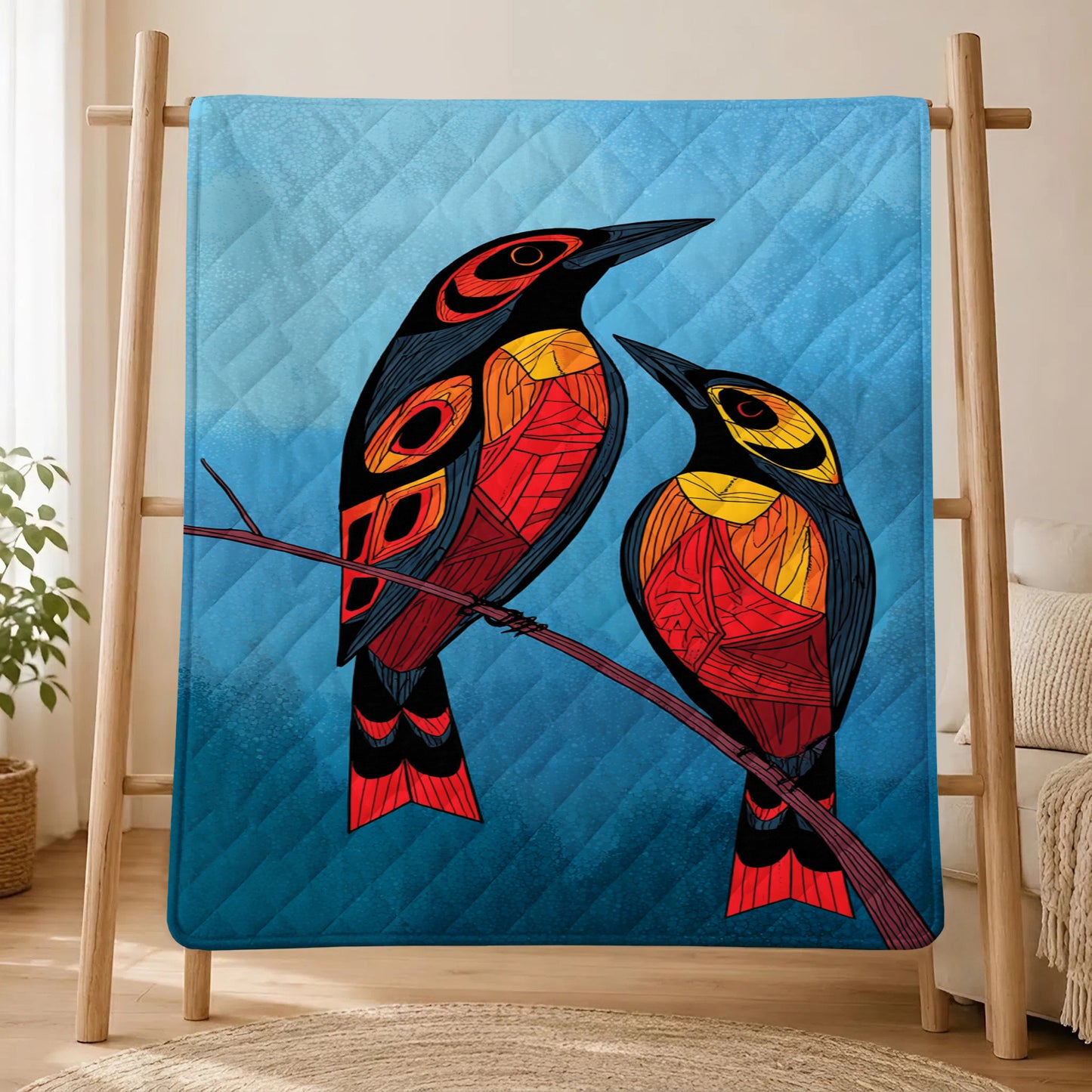 Sacred Bird Spirit Personalized Premium Blanket