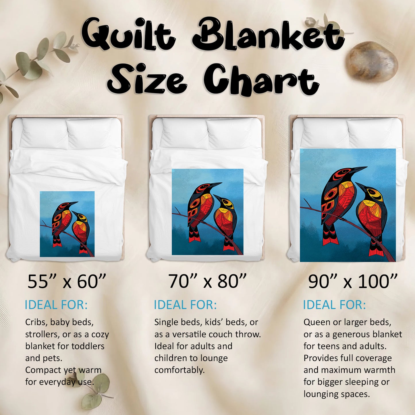 Sacred Bird Spirit Personalized Premium Blanket