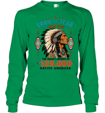 TRAIL OF TEAR 1828-1838. THE DEADLY JOURNEY OF  125.000 NATIVE AMERICAN