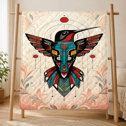 Celestial Hummingbird Legacy Personalized Premium Blanket