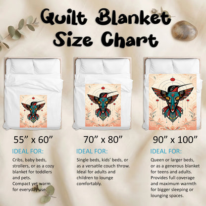 Celestial Hummingbird Legacy Personalized Premium Blanket