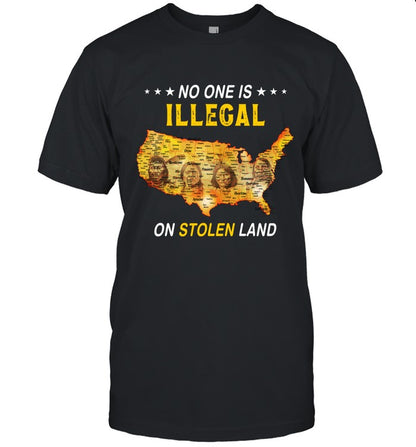 NO ONE IS ILLEGAL ON STOLEN LAND