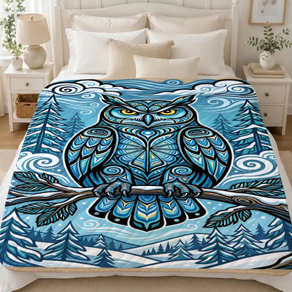 Owl Legacy Personalized Premium Blanket