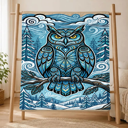 Owl Legacy Personalized Premium Blanket