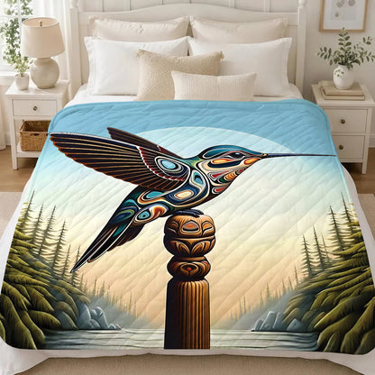 Hummingbird Totem Journey Personalized Premium Blanket