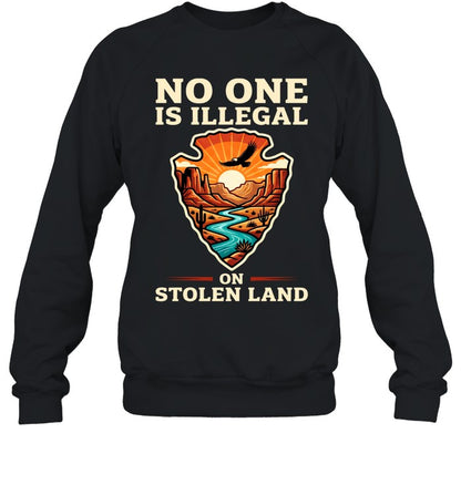 NO ONE IS ILLEGAL ON STOLEN LAND