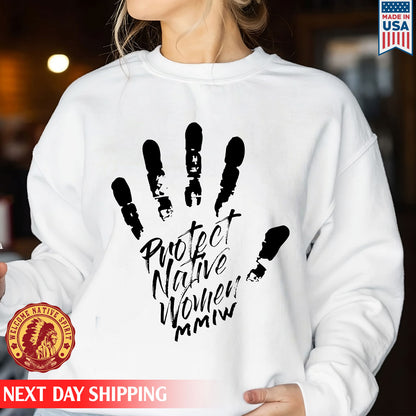 MMIW Protect Native Women Red Hand Unisex Hoodie/Sweatshirt/T-Shirt