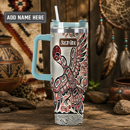 Eagle Sun Flight Personalized Tumbler