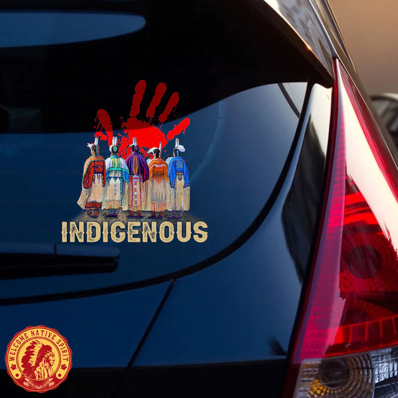 MMIW Indigenous, No More Stolen Sisters Car Decal