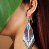 SALE 50% OFF - Purple Seed Beaded Handmade Earrings For Women