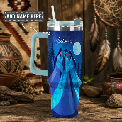 Whispering Moon Connection Personalized Tumbler