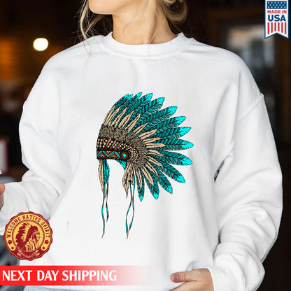 MMIW Awareness Indigenous Blue Leather Unisex T-Shirt/Hoodie/Sweatshirt