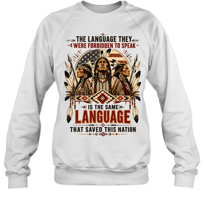 THE LANGUAGE THEY WERE FORBIDDEN TO SPEAK LANGUAGE THAT SAVED THIS NATION