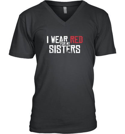 I WEAR RED FOR MY SISTERS - NO MORE STOLEN SISTERS - TWO SIDES