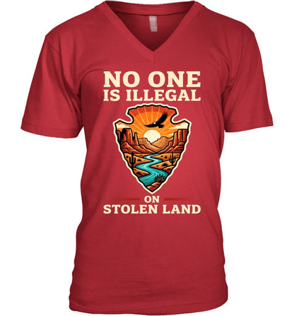 NO ONE IS ILLEGAL ON STOLEN LAND