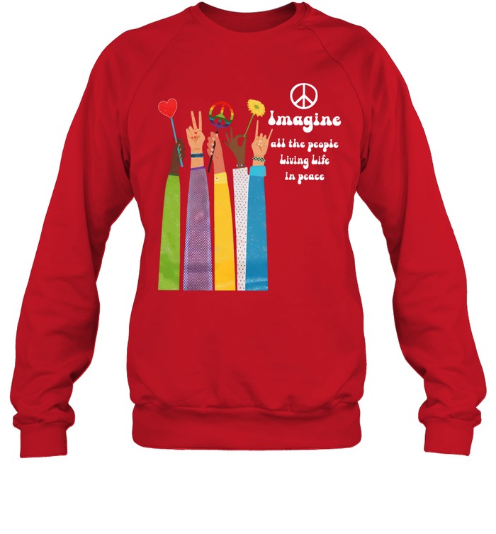 Imagine all the people Living Life in peace