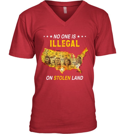 NO ONE IS ILLEGAL ON STOLEN LAND