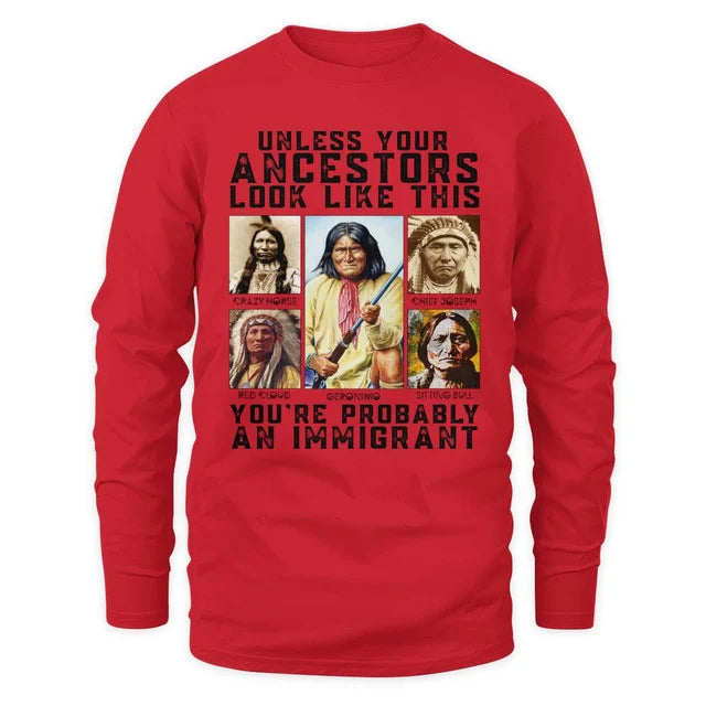 Unless your ancestors look like this you're probably an immigrant