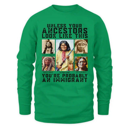 Unless your ancestors look like this you're probably an immigrant