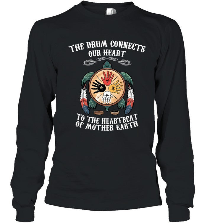 THE DRUM CONNECTS OUR HEART TO THE  HEARTBEAT OF MOTHER EARTH
