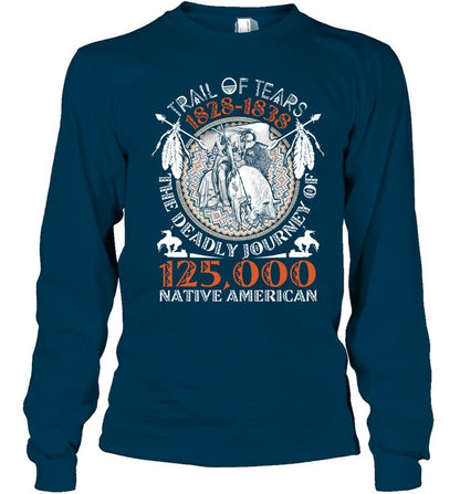 TRAIL OF TEARS 1828-1838 125,000 NATIVE AMERICAN