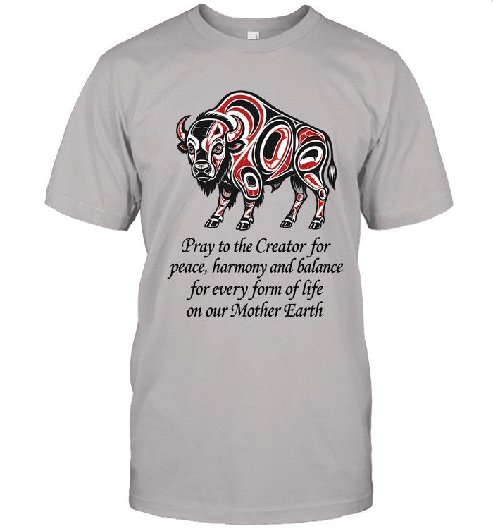 Pray to the Creator for peace, harmony and balance for every form of life on our Mother Earth