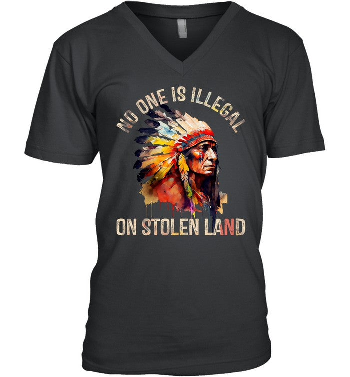 NO ONE IS ILLEGAL ON STOLEN LAND