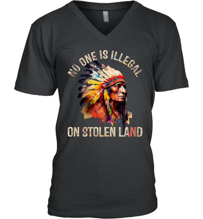 NO ONE IS ILLEGAL ON STOLEN LAND
