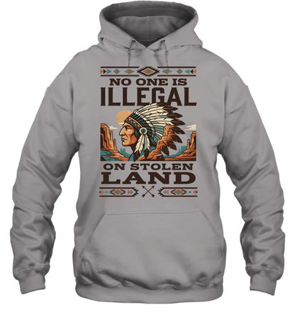 NO ONE IS ILLEGAL ON STOLEN LAND