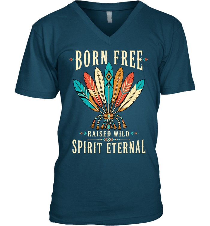 BORN FREE RAISED WILD SPIRIT ETERNAL