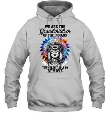 WE ARE THE Grandchildren OF THE INDIANS YOU WEREN'T ABLE TO REMOVE
