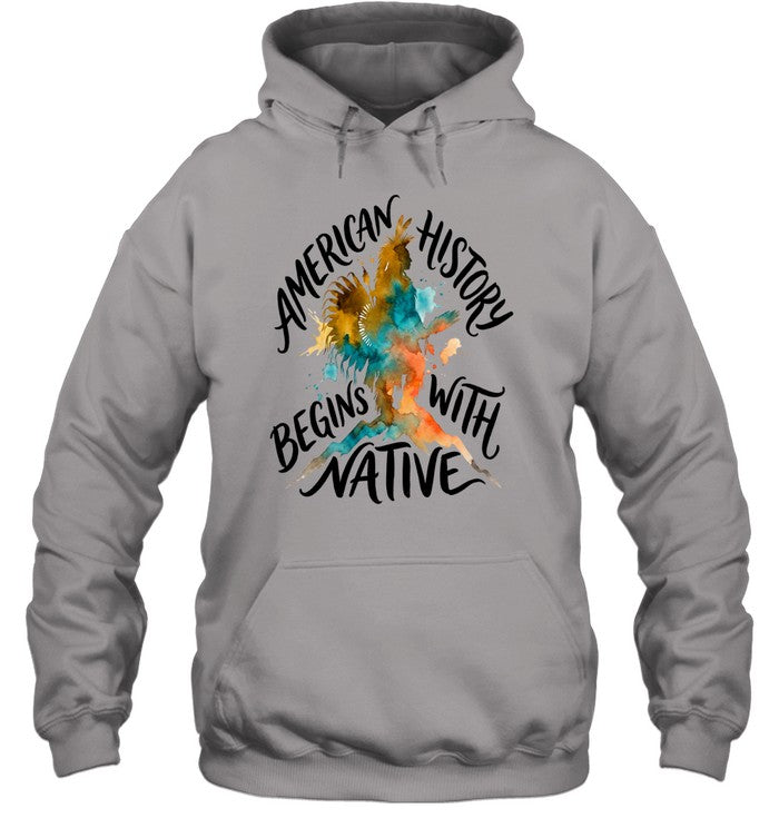 AMERICAN HISTORY BEGINS WITH NATIVE