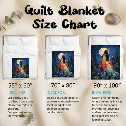 Feathered Woman Majesty Personalized Premium Blanket