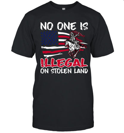 NO ONE IS ILLEGAL ON STOLEN LAND