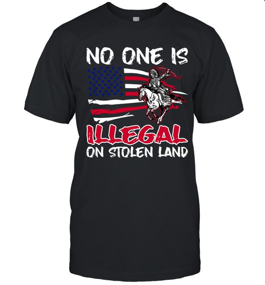 NO ONE IS ILLEGAL ON STOLEN LAND