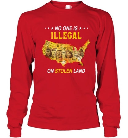 NO ONE IS ILLEGAL ON STOLEN LAND