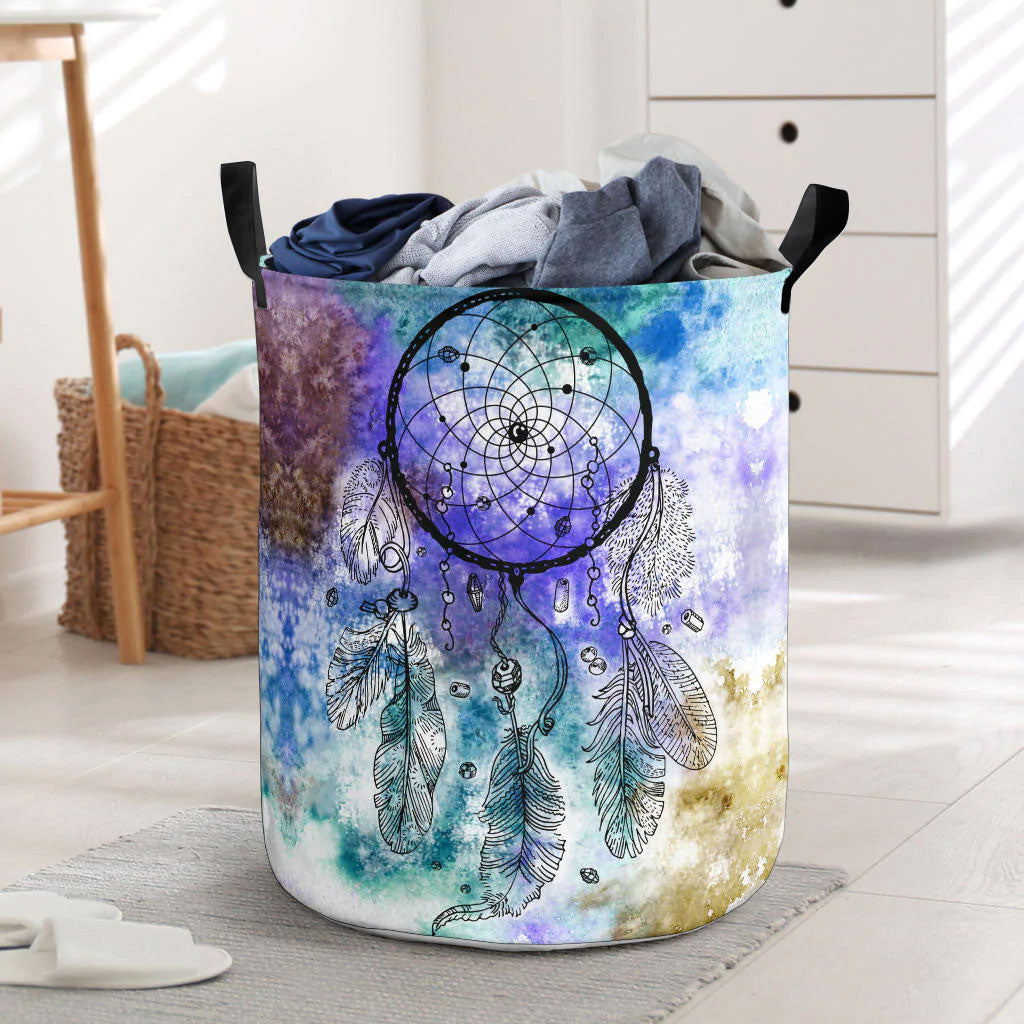 Full Color Dream Catcher Laundry Basket WCS