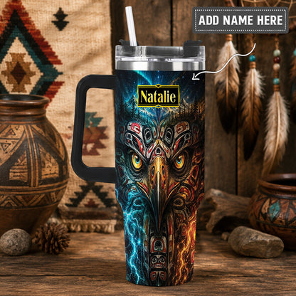 Eagle Thunder Spirit Personalized Tumbler
