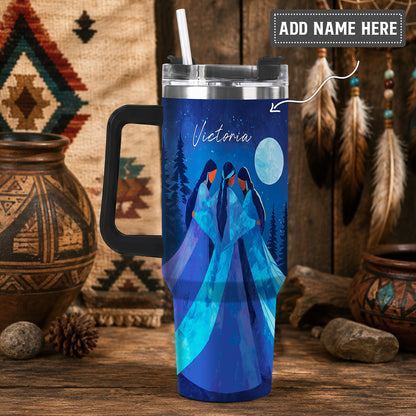 Whispering Moon Connection Personalized Tumbler