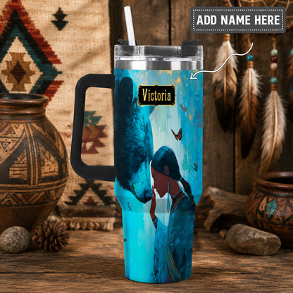 Moonlit Wild Harmony Personalized Tumbler