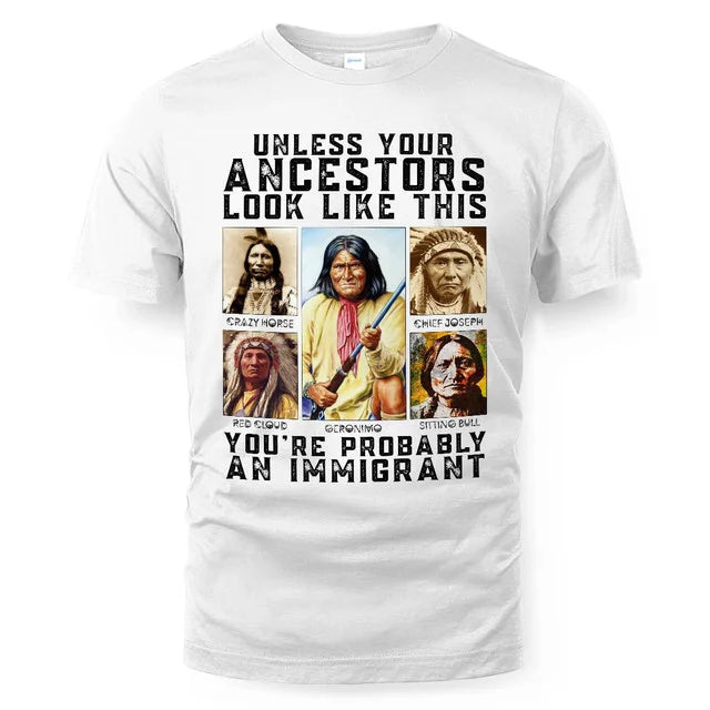 Unless your ancestors look like this you're probably an immigrant