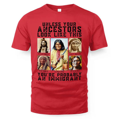 Unless your ancestors look like this you're probably an immigrant